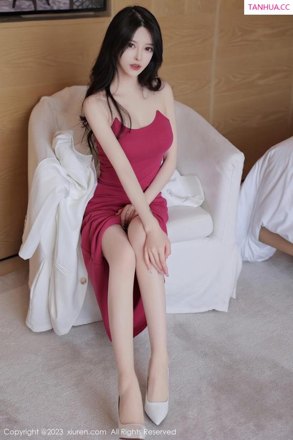 吴玉 玉兔miki [XiuRen]高清写真图 2023.05.22 No.6778 玉兔miki 吊带裙美腿第3张图片